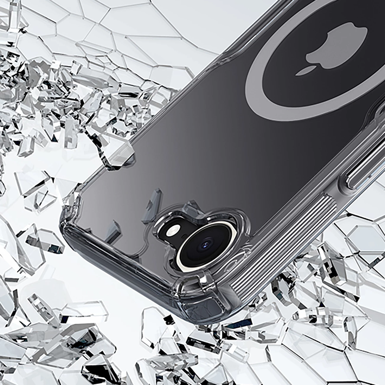 Mbështjellës Nillkin Nature Pro Magnetic për iPhone 16e, MagSafe, Transparent