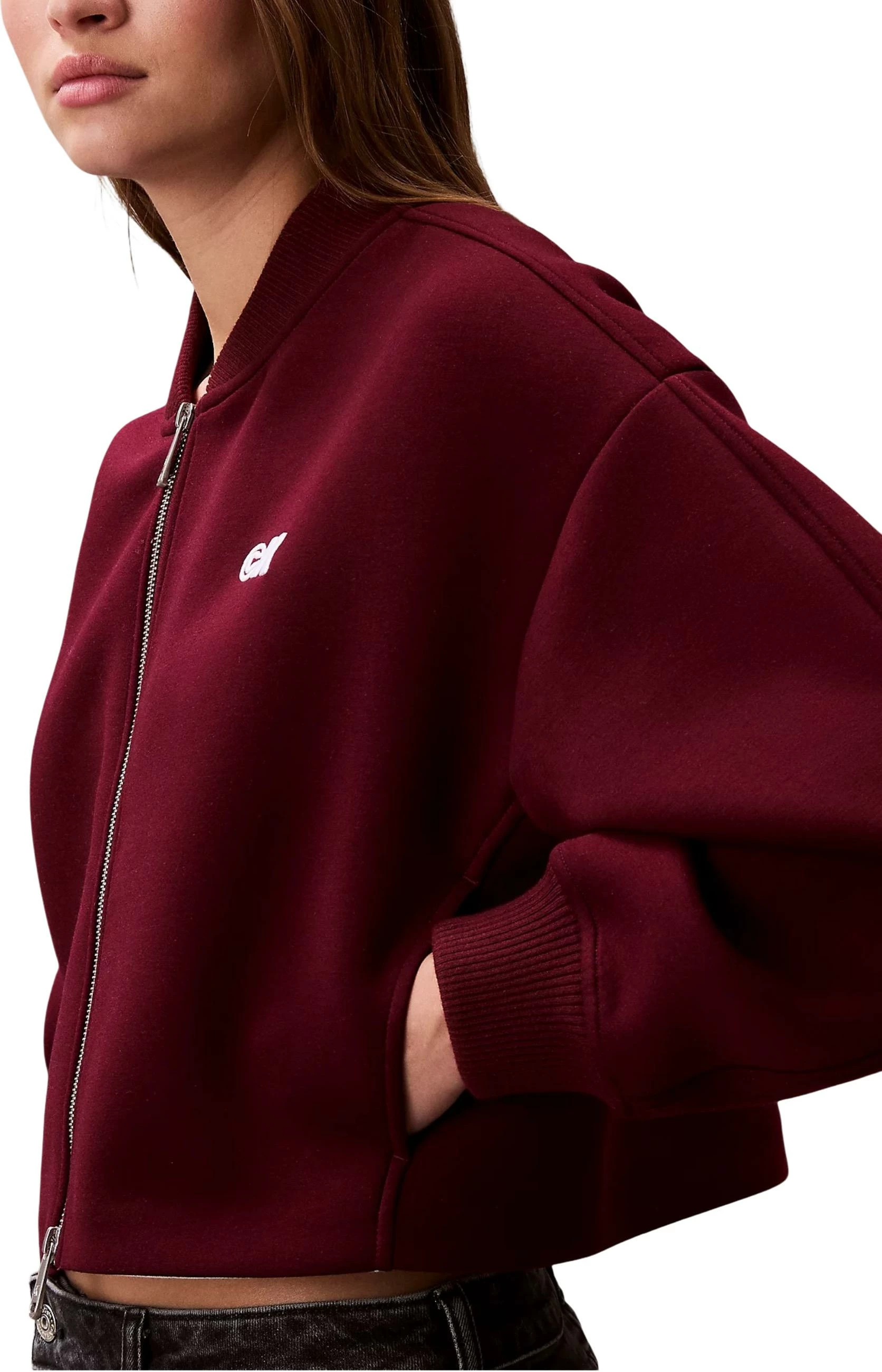 Jakne për femra Calvin Klein Jeans LV047C524G, bordeaux [Madhësia: XXS]