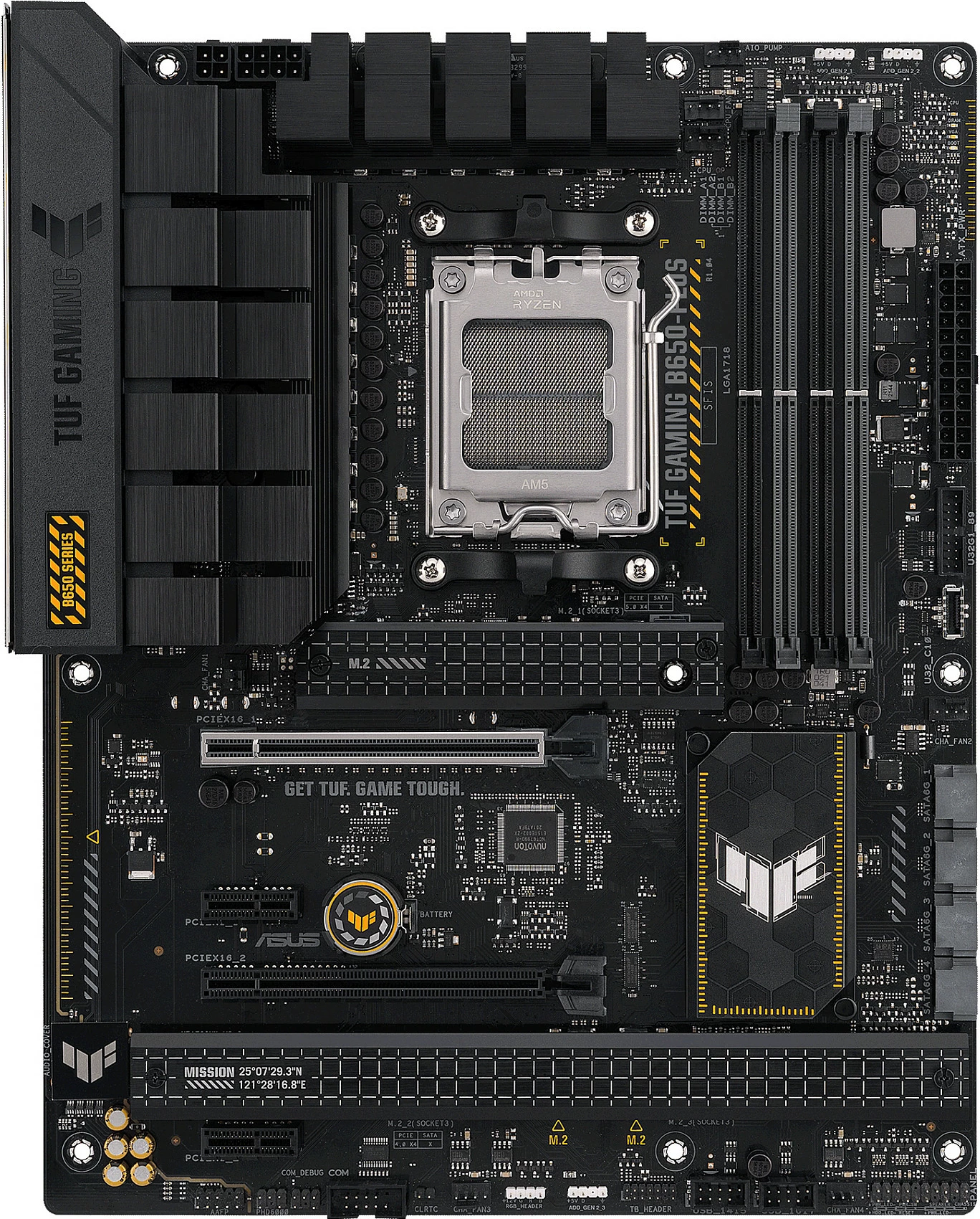 Pllakë amë ASUS TUF GAMING B650-PLUS, AMD, Socket AM5, DDR5-SDRAM, 128 GB