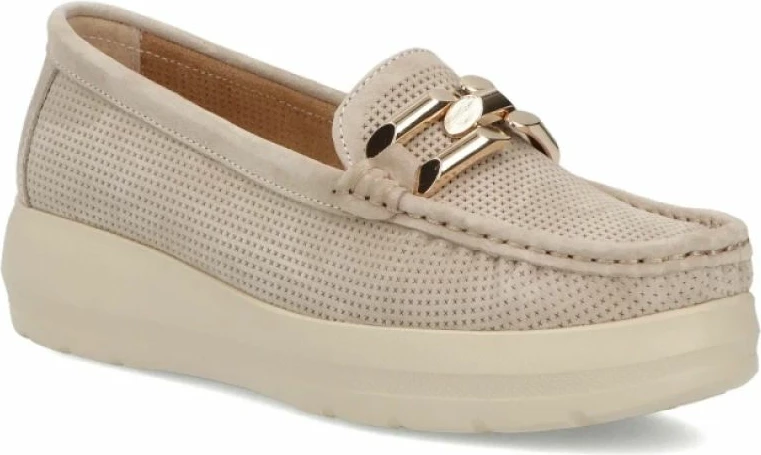 Mokasina platformë Filippo DP7652, bezhë