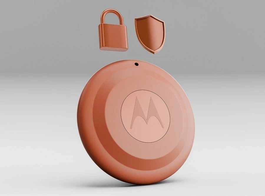 Lokalizator Motorola Moto Tag 2 Arabesque, për Android, ngjyrë e kuqe
