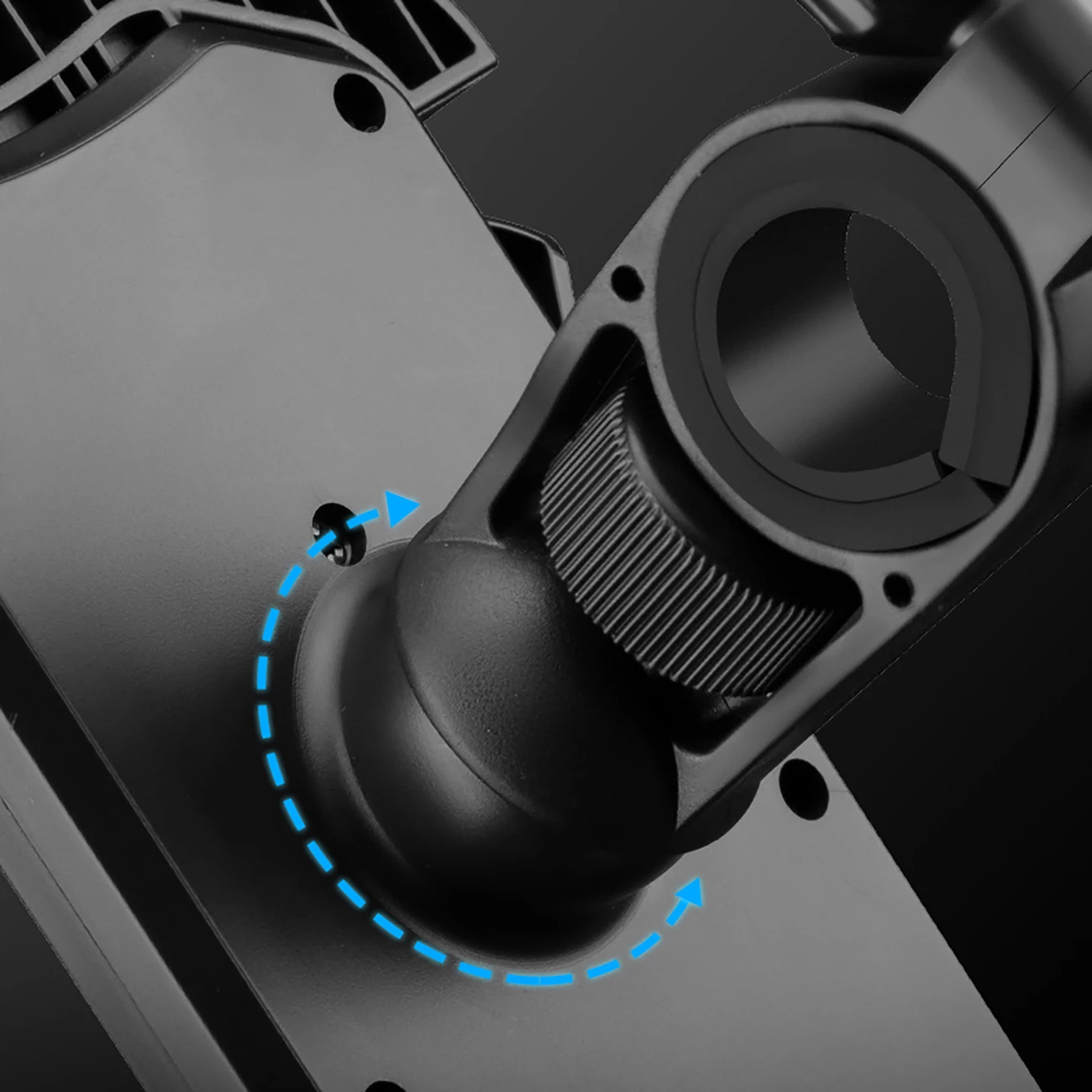 Mbajtës telefoni Rockbros 25210032001 për timon biçiklete, i zi