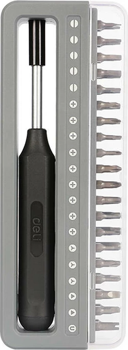 Set kaçavidash precize Deli Tools EDL241041, 41 copë, gri