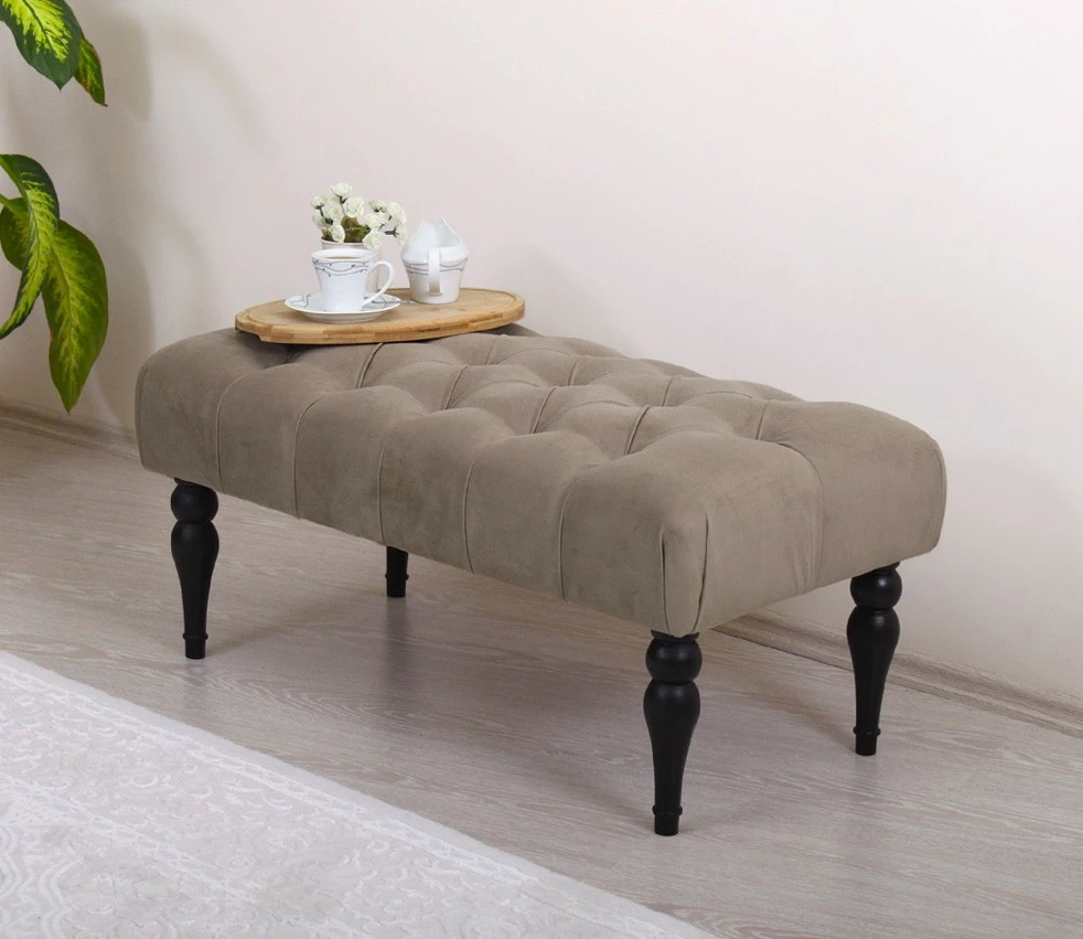 Bankë prej kadifeje, ngjyrë kafe, Missus, Atelier del Sofa