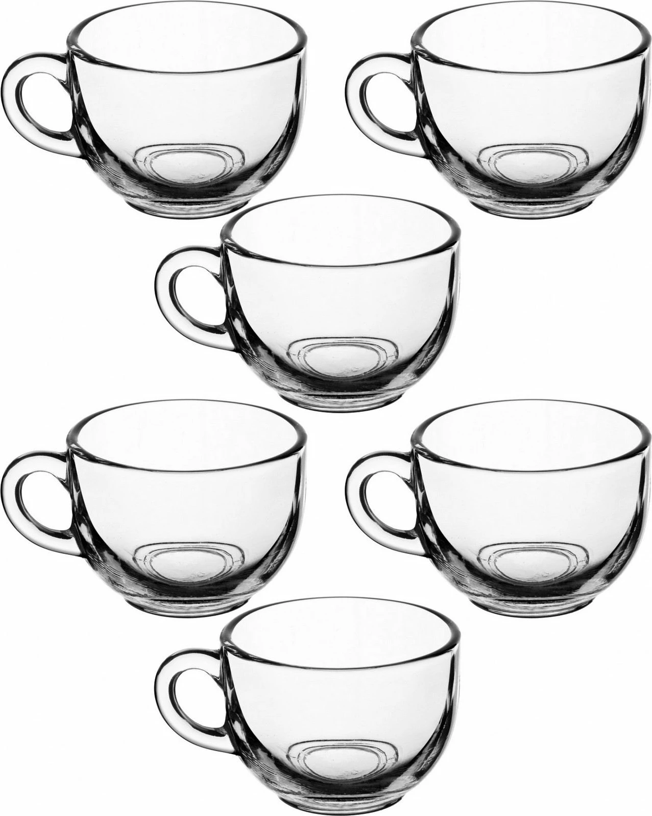 Set gotash prej qelqi (6 copë), Hermia, CP9047GCL