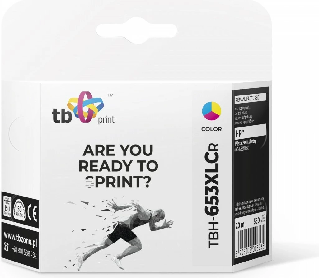 Toner TB Print TBH-653XLCR për HP DeskJet Plus Ink Advantage, Color