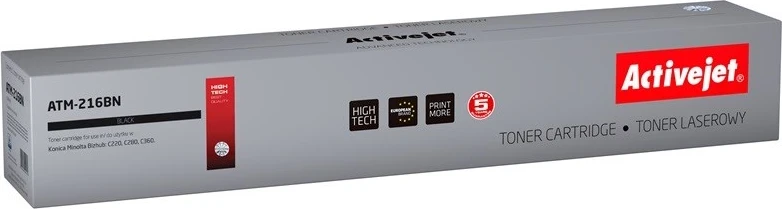 Toner zëvendësues Activejet ATM-216BN për printer Konica Minolta, i vjollcë