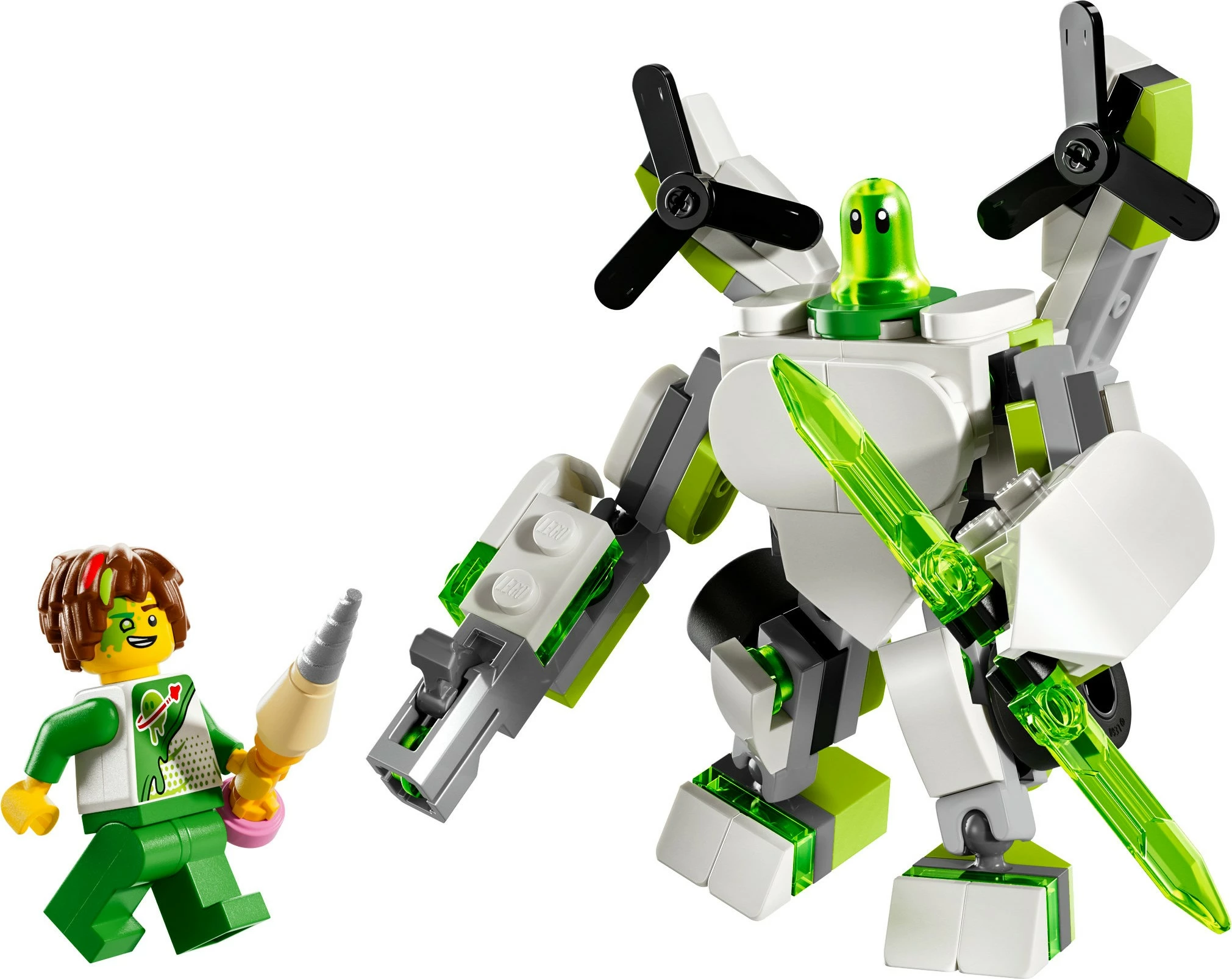 Set LEGO DREAMZzz 71487 Z-Blob Robot dhe Automjete, 121 pjesë