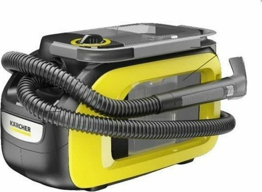 Pastrues tapicerie me spërkatje Karcher SE 3-18 Compact 1.081-500.0, 18 V (pa bateri), 1.7 L, i verdhë