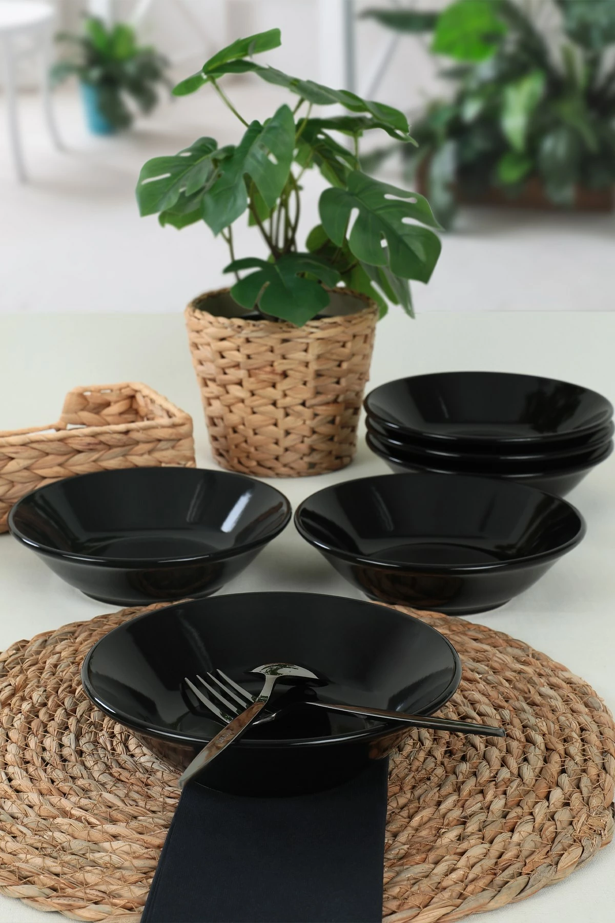Set pjatash ëmbëlsirash qeramike (6 copë), Hermia Concept, ST042306F650A000000MACD700