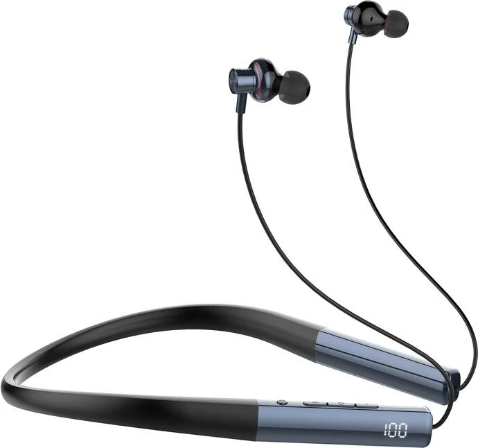 Kufje wireless neckband LDNIO N01, Bluetooth 5.3, 50 orë, Kaltër e errët