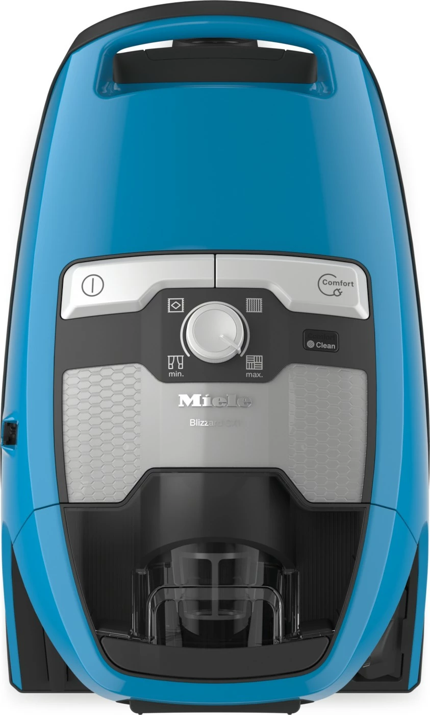 Fshesë me korrent Miele Blizzard CX1 Parquet 890 W pa qese me filtër HEPA, Tech Blue