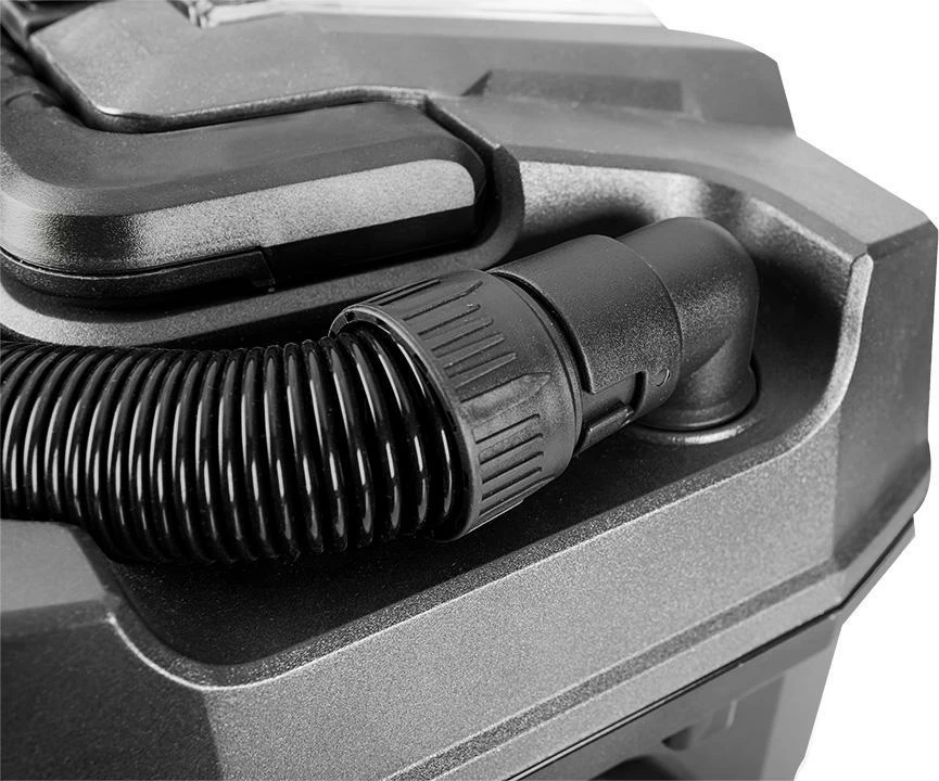 Fshesë industriale me bateri Graphite 58GE105 10L HEPA, funksion fryrjeje, punë e thatë/e lagësht, zi/gri