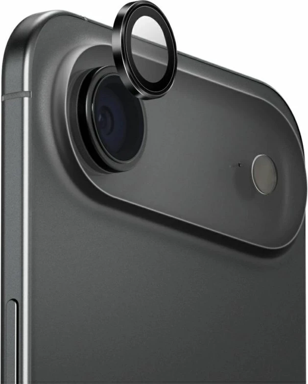 Mbrojtës kamere UNIQ Optix për iPhone 17 Air, i zi