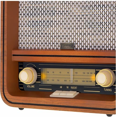 Radio retro CAMRY CR1188 FM/AM, Bluetooth, USB, stereo 2x5W, dru kafe