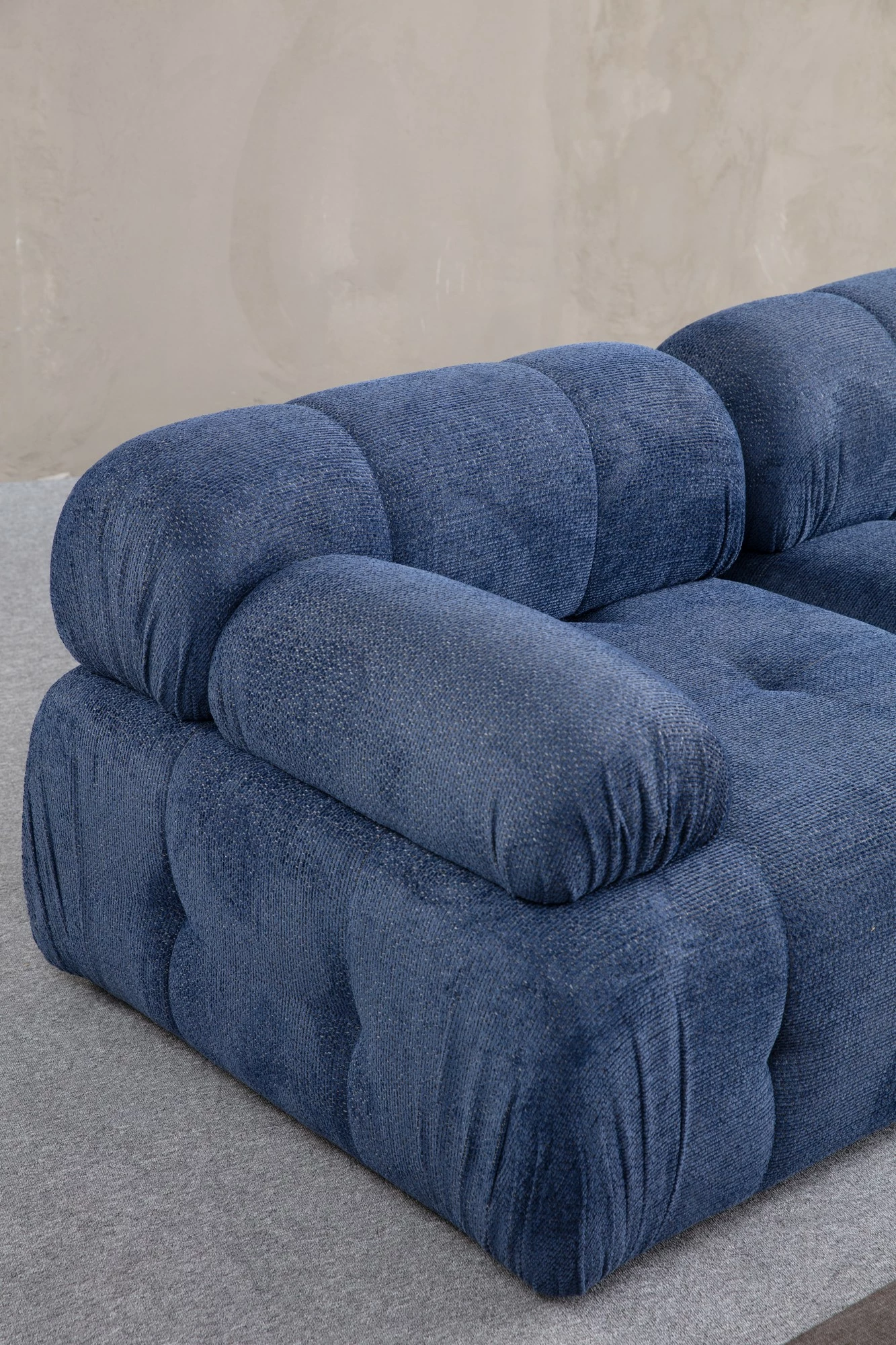 Divan dy-vendësh Atelier del Sofa Petite 2, ngjyrë blu nate
