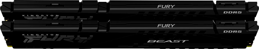 RAM Memorje Kingston FURY Beast EXPO 64GB (2x32GB) DDR5 6000MT/s CL30 DIMM 288-pin, e zezë, kit 2 copë