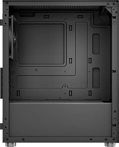 Kasë Aerocool CS-111-G-BK-v1 Mini Tower, micro ATX/Mini-ITX, Tempered Glass, e zezë