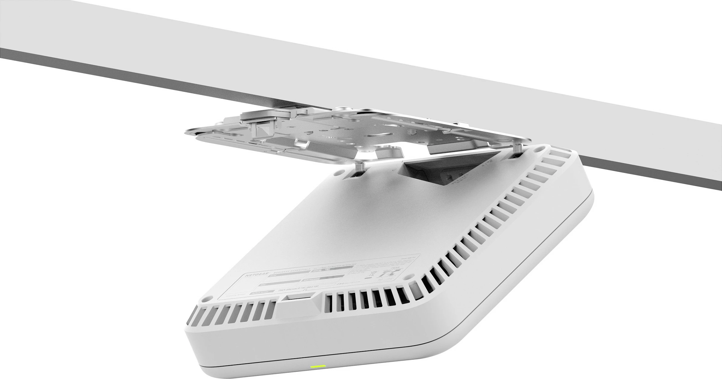 Access point NETGEAR WBE758, Wi‑Fi tri-band 2.4/5/6 GHz, 10GbE, PoE, i bardhë