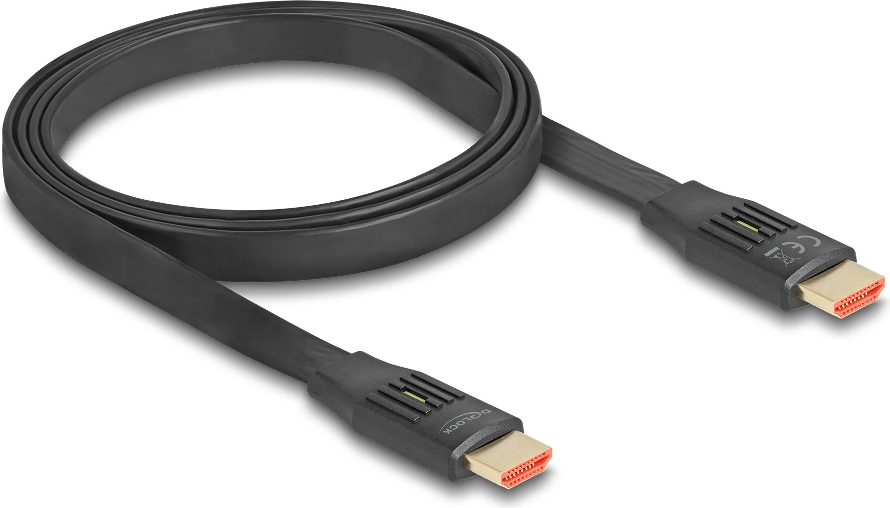 Kabllo HDMI DeLOCK High Speed 5m, 48 Gbps, 8K 60 Hz, e zezë