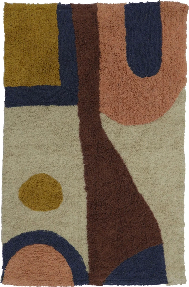 Qilim Pop, pambuk, shumëngjyrësh, 60x90cm