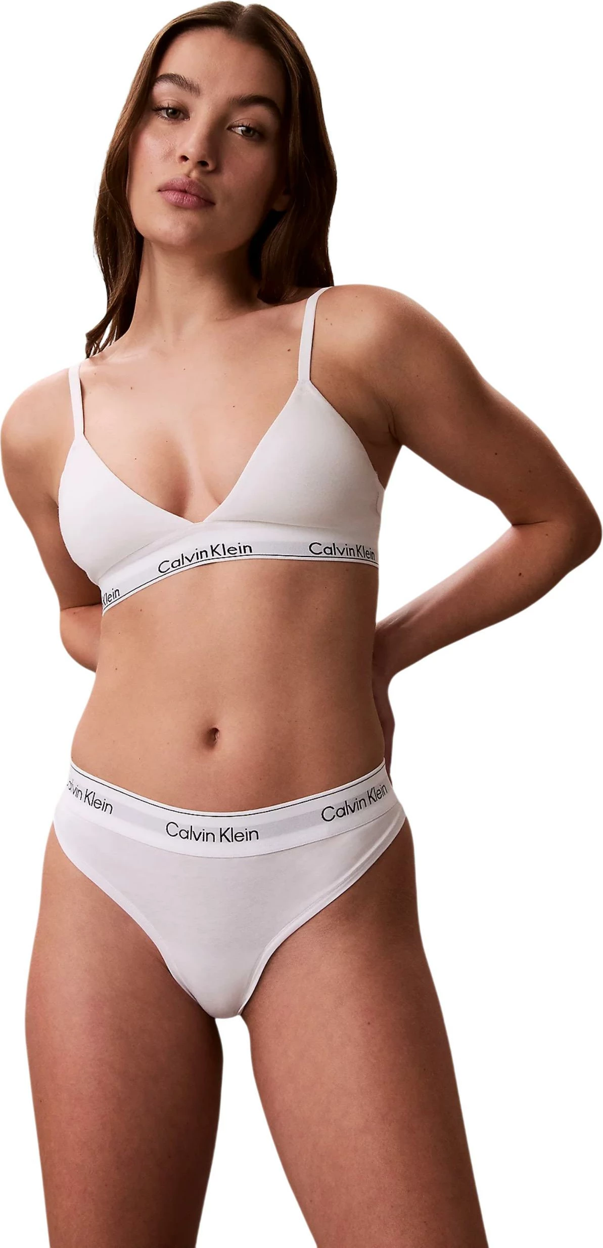 Të brendshme për femra Calvin Klein Underwear LV00QF8834, të bardha/rozë [Madhësia: XS]
