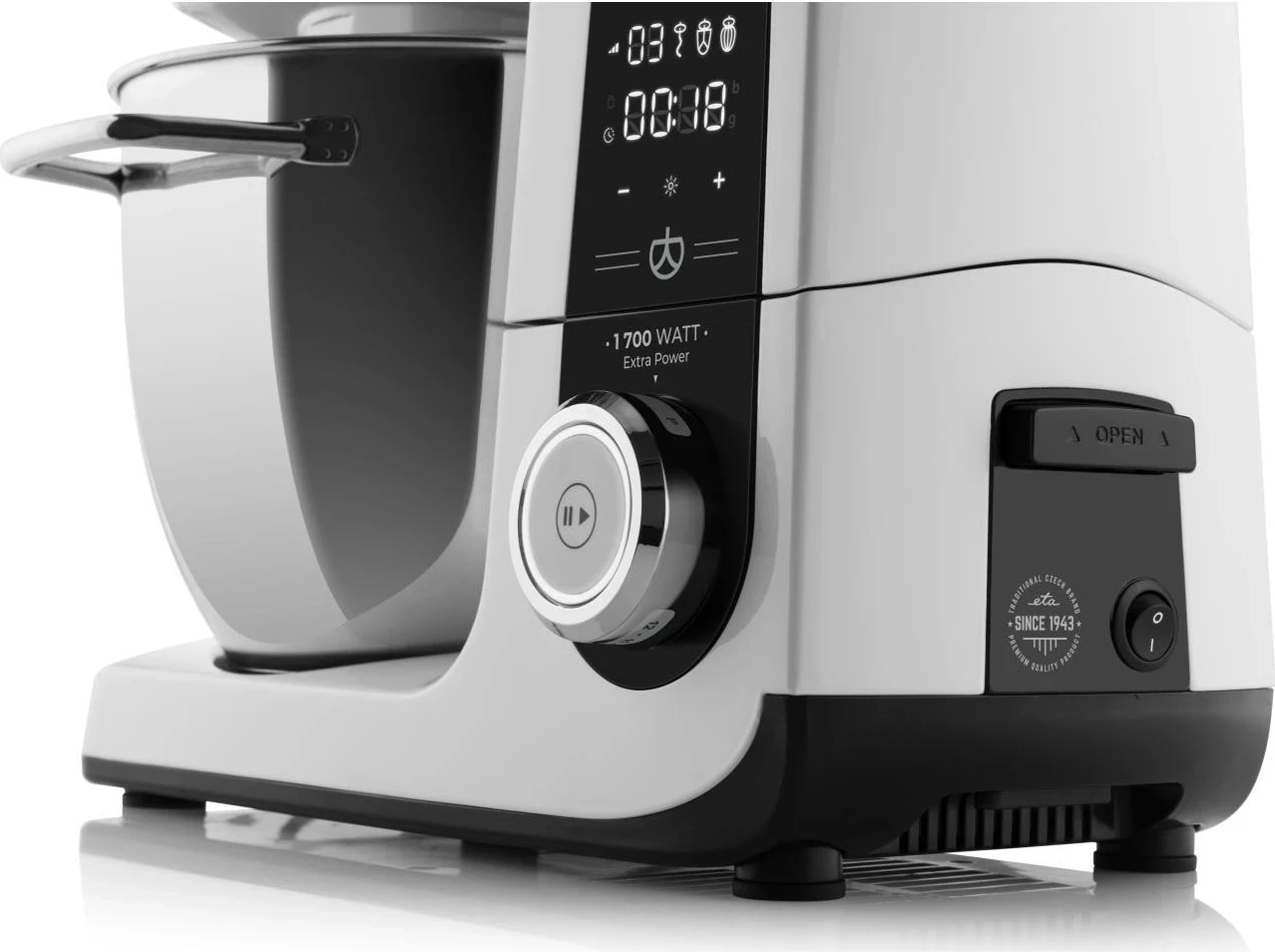 Mikser kuzhine ETA Gratus Kuliner II Origin, 6.7L, 1700W, bardhë