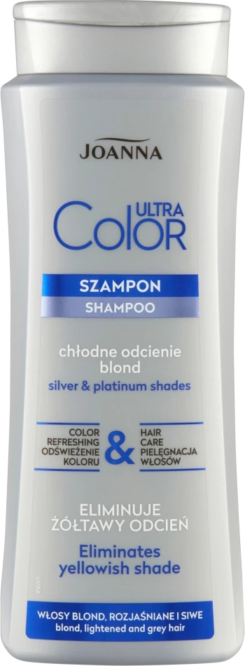 Shampon për femra Joanna Ultra Color System për flokë bionde/platin, 400ml