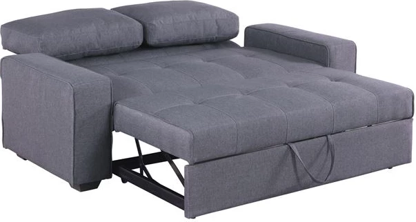 Divan/Shtrat Kanna 2 vendesh FH3082.10 me pëlhurë gri 176x102x91 cm