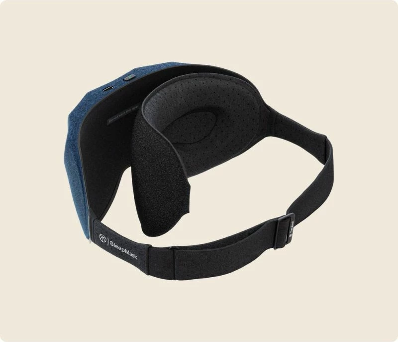 Maskë gjumi Therabody Sleep Mask, e zezë/blu