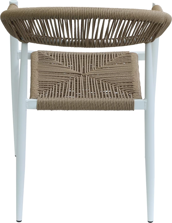 Karrige Fagen e grumbullueshme, alumin e bardhë-tekstilen natyral, 56x60x78cm