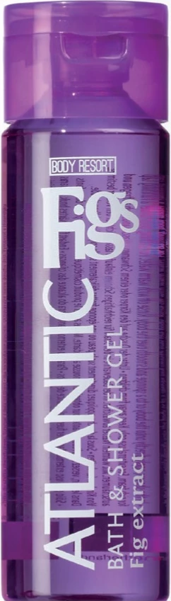 Xhel dushi dhe banje për femra Body Resort Purple me ekstrakt fiku, 250ml