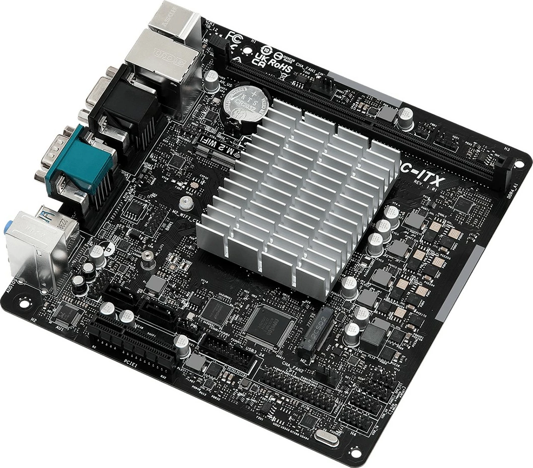 Pllakë amë ASRock N100DC-ITX, Intel N100, DDR4, mini ITX