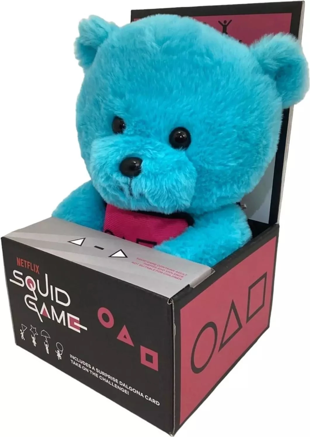 Ari pellushi PlaybyPlay Squid Game Teddy Bear 25 cm, i kaltër