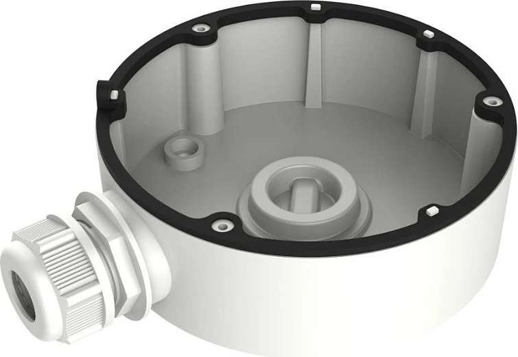 Kuti lidhëse Hikvision DS-1280ZJ-DM18, universale, alumini, waterproof, e bardhë