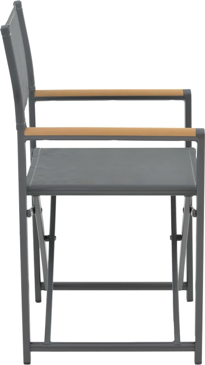 Tavolinë me karrige Naoki-Kliton A, set prej 5 copësh, alumin anthracite dhe pe rattan, ngjyrë natyrale, 150x80x74cm