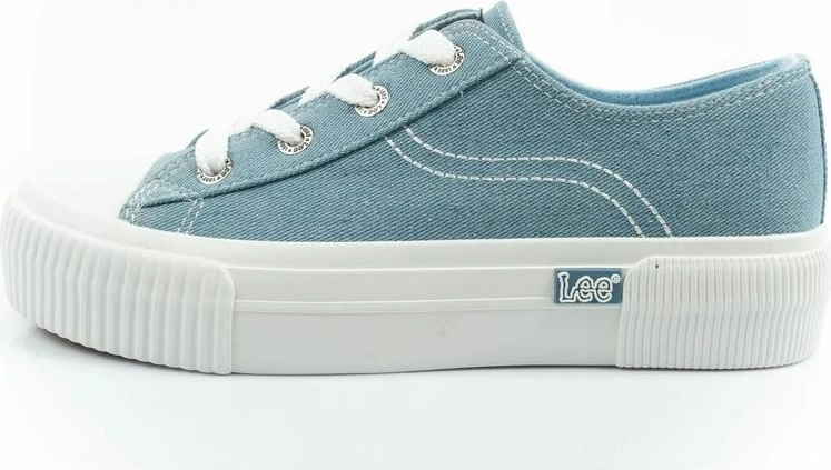 Atlete femra Lee Isla platformë, të kaltra