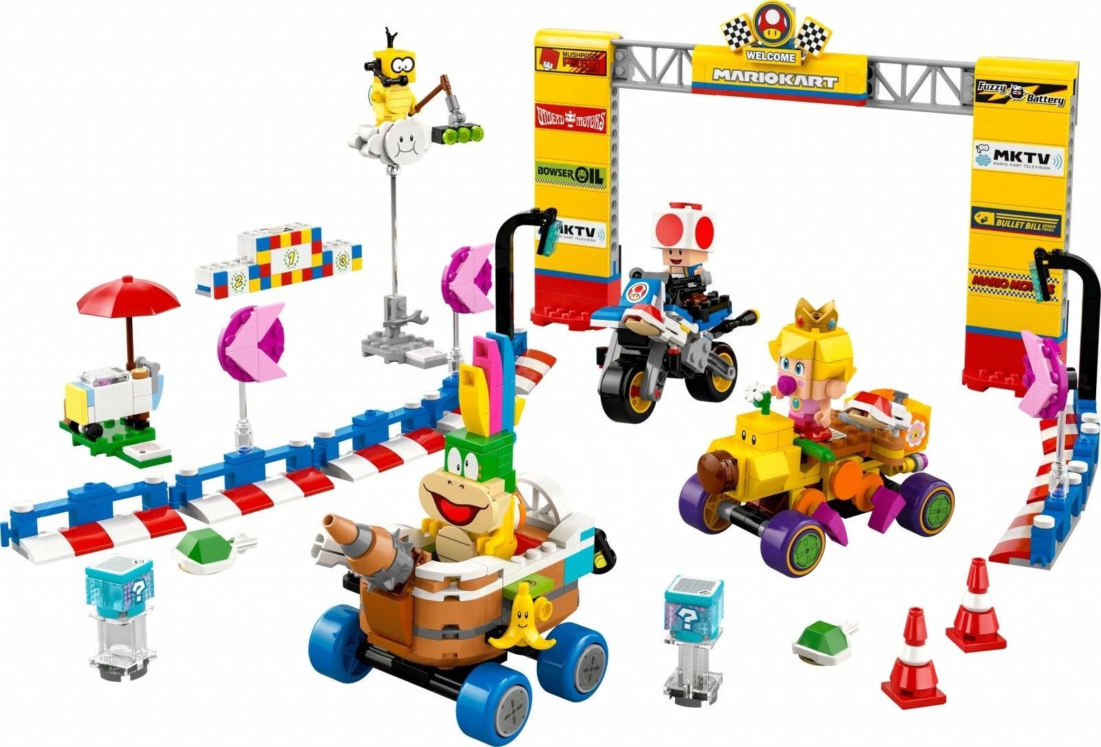 Set LEGO Super Mario Kart 72036, Baby Peach and Grand Prix, 823 pjesë