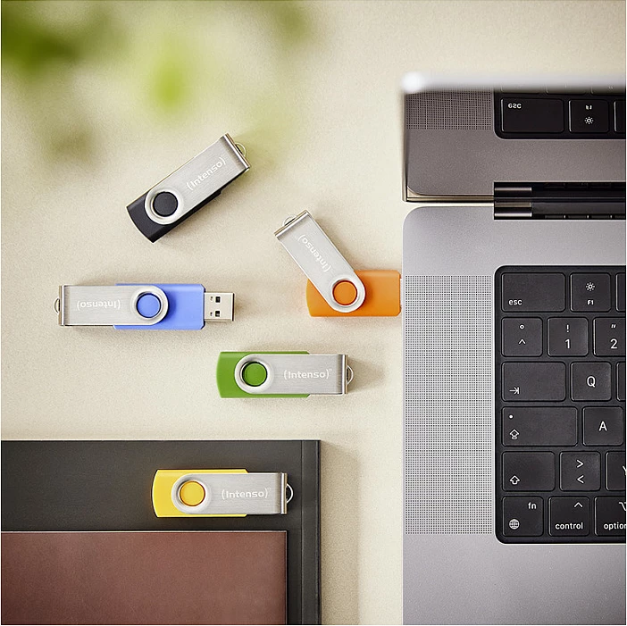 USB Stick Intenso Office Line 16GB, USB 3.2 Gen 1, Multipack x5, multicolor