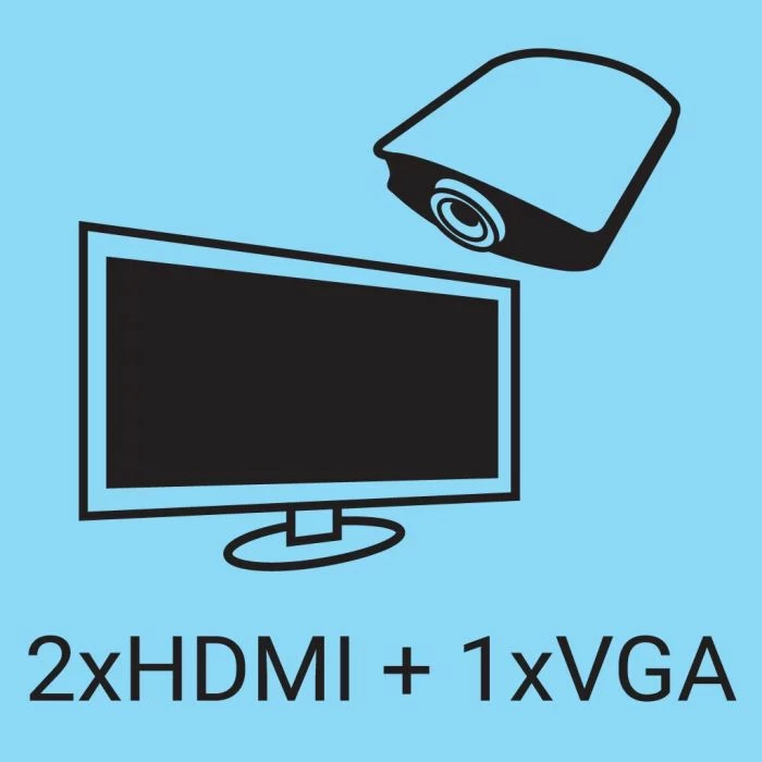 stacion dokimi USB-C SANDBERG 136-45 13-në-1, PD 100W, 2x HDMI 4K, VGA, Gigabit Ethernet, SD/microSD, audio 3.5mm, 4x USB, set 2 pjesë, gri