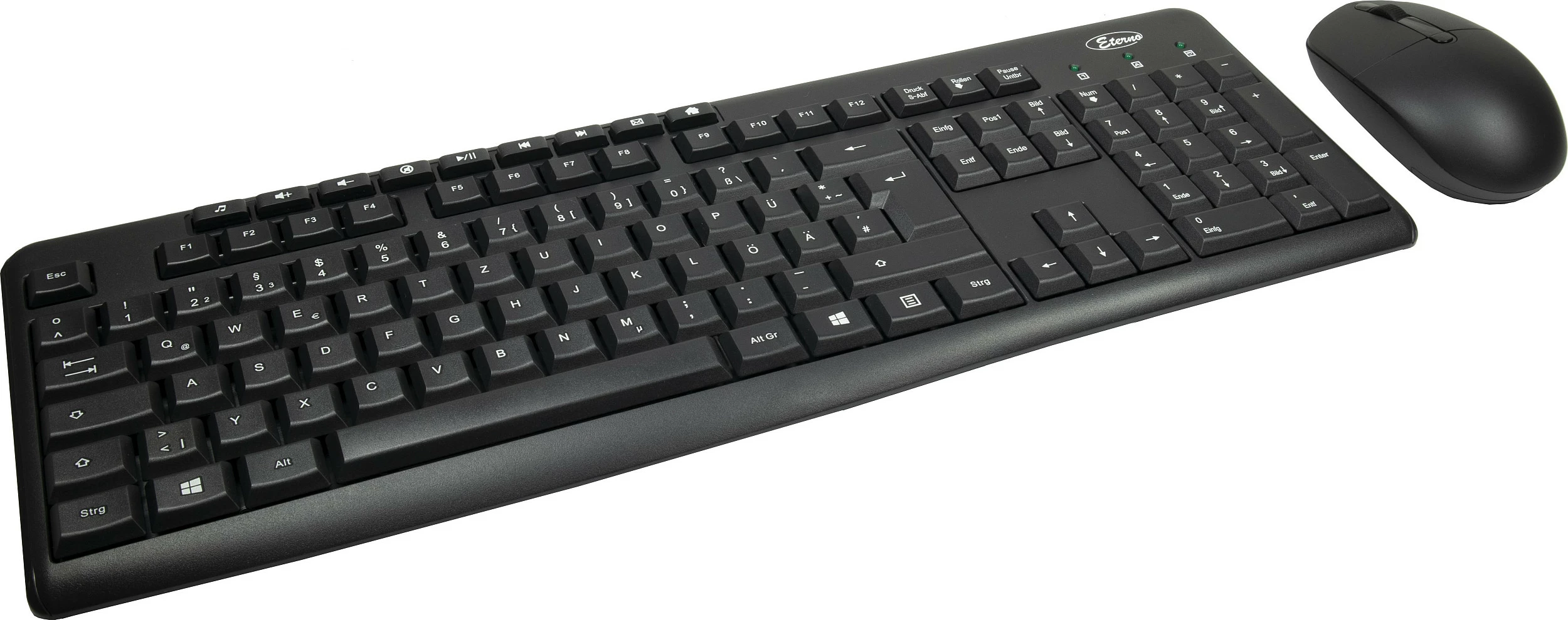 Set tastierë + maus Inter-Tech KB-208-II, wireless, i zi