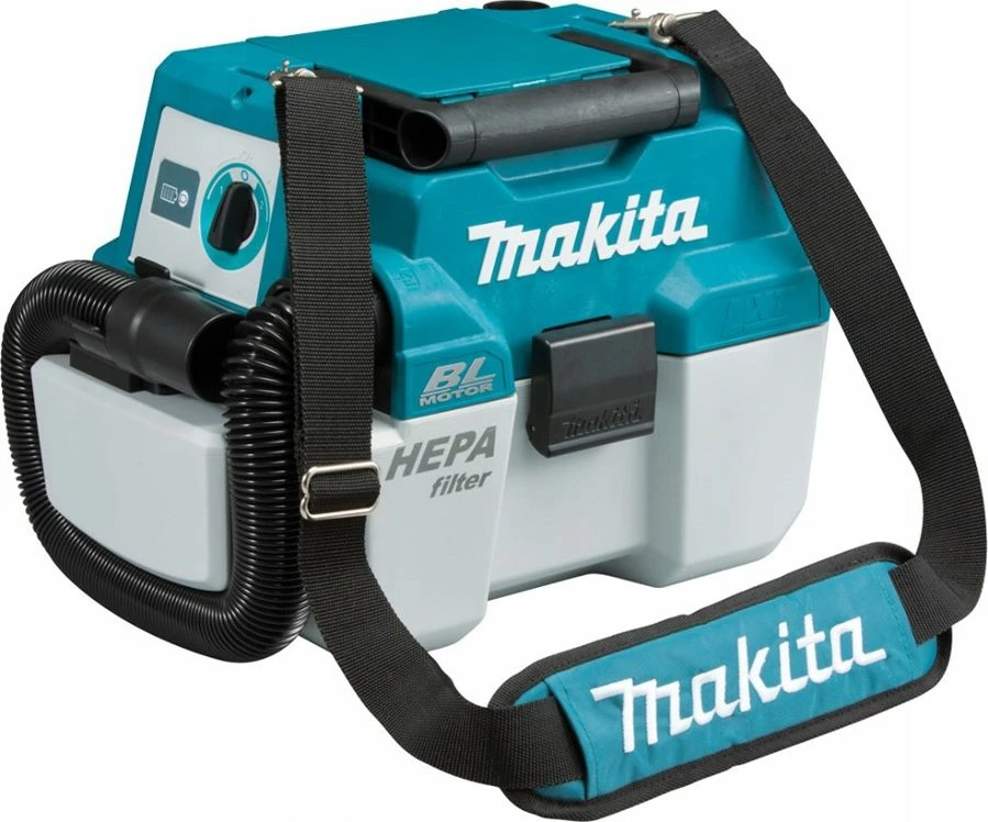 Fshesë industriale Makita DVC750LZX1, 7.5L, pa thasë, HEPA, me bateri, e thatë/lagësht, pa bateri e karikues