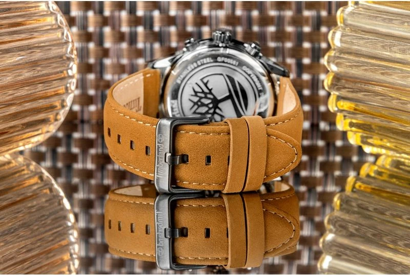 Orë dore meshkuj Timberland Hampton TDWGF0056101, e zezë, set me çantë