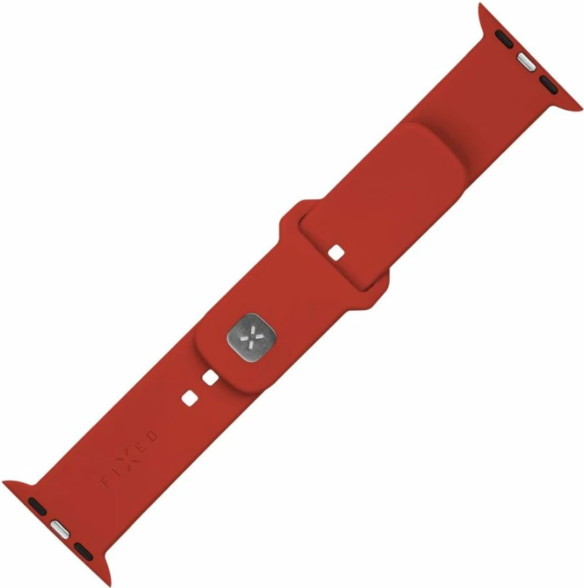Rrip Smartwatch Fixed Sporty Strap Set për Apple Watch 38/40/41 mm, 160-225 mm, silikon, kuqe, set