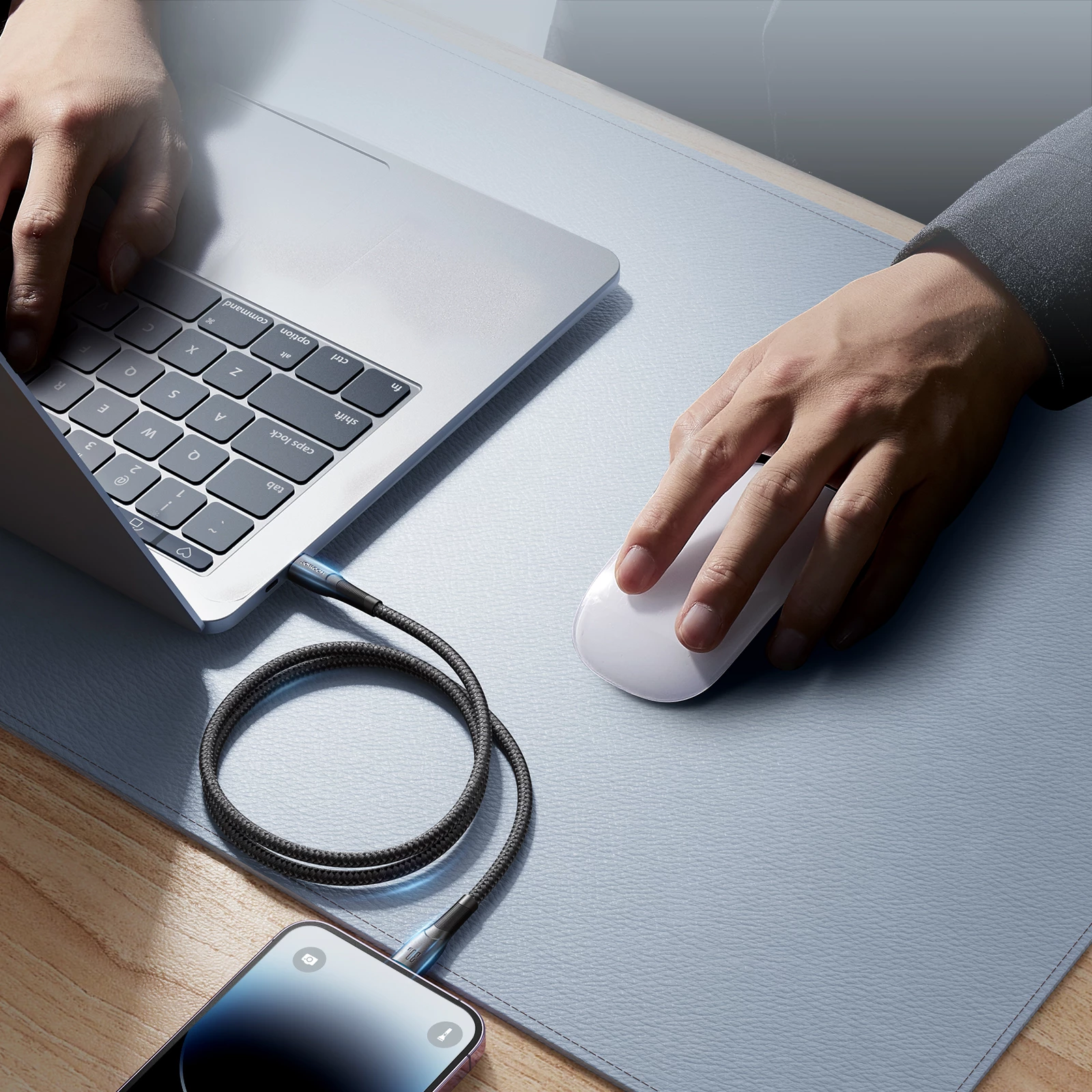 Kabllo Joyroom Starry Series SA32-CL3, USB-C në Lightning, 1m, 30W, e zezë