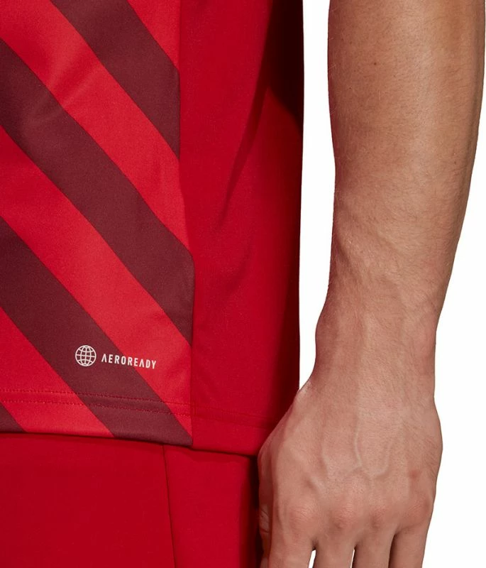 Fanellë për futboll adidas për meshkuj, e kuqe [Madhësia: S]