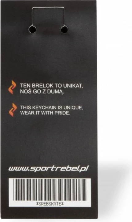 Varëse çelësash nga çeliku Sportrebel Skate, argjendtë