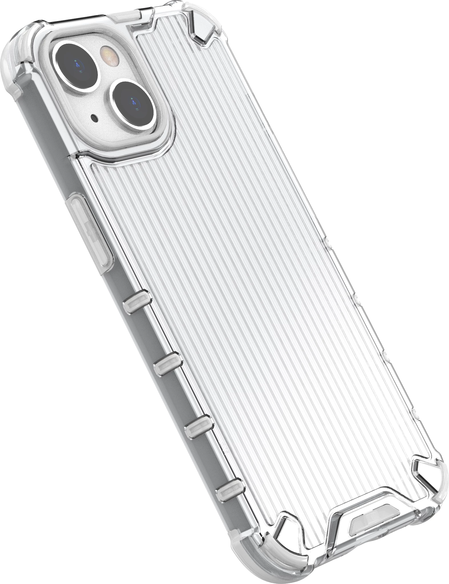 Mbështjellës Hurtel Ombre Protect Case për iPhone 14 Plus, rozë-kaltër