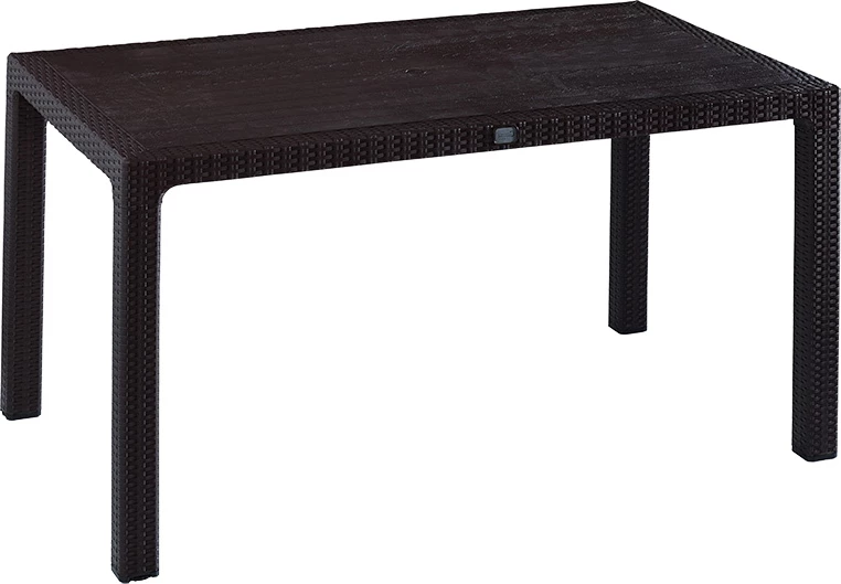 Tavolinë me karrige Explore-Confident set 7 copë PP ngjyrë kafe 150x90x73.5cm