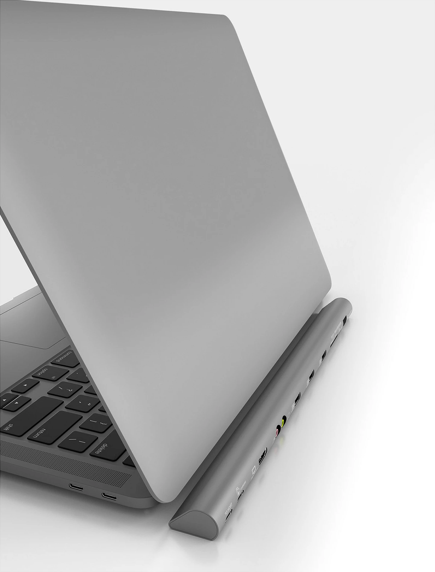 Adapter USB-C TerraTec Connect C6, 3x USB-A, USB-C PD, HDMI, LAN, lexues kartelash, argjendtë